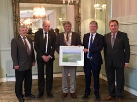 Presentation to Cllr Cullen on his retirement 2019